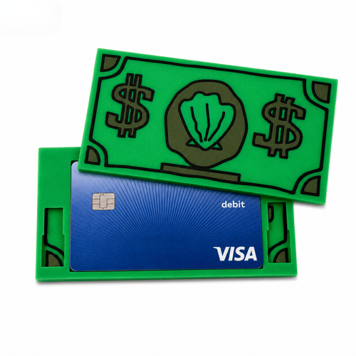Shell Dollar Card Holder