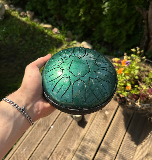 Chakra Steel Tongue Drum